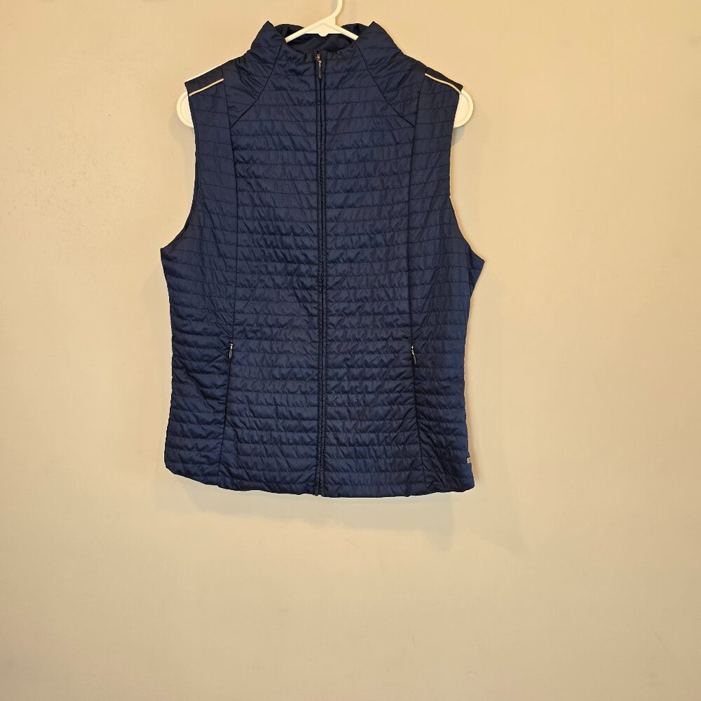 Adidas Quilted Blue Vest for Men